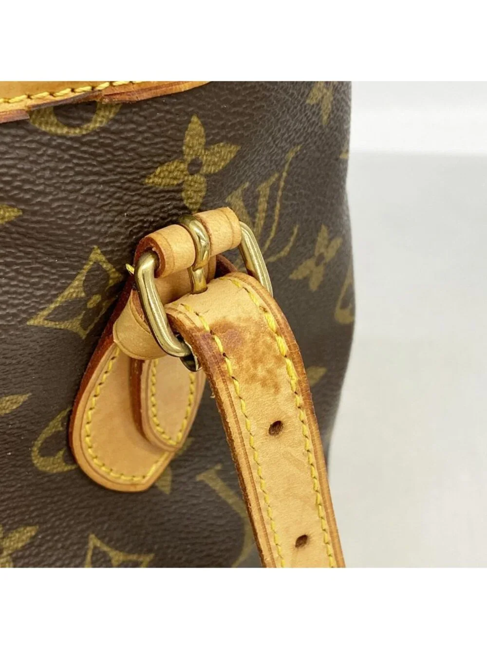 Louis Vuitton Tote Bag Monogram Petite Bucket Brown